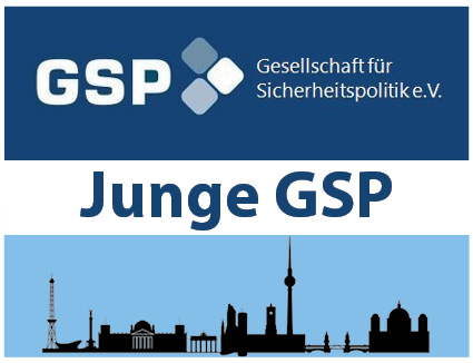 Junge GSP Logo, Name und Berliner Skyline.