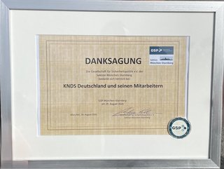  Geschenk-Rahmen mit Coin der GSP.