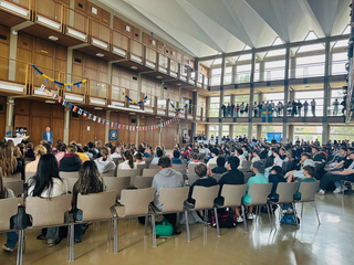 Abschlussveranstaltung in der Aula