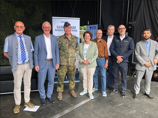 Gruppenfoto der Funktioner und Panelisten