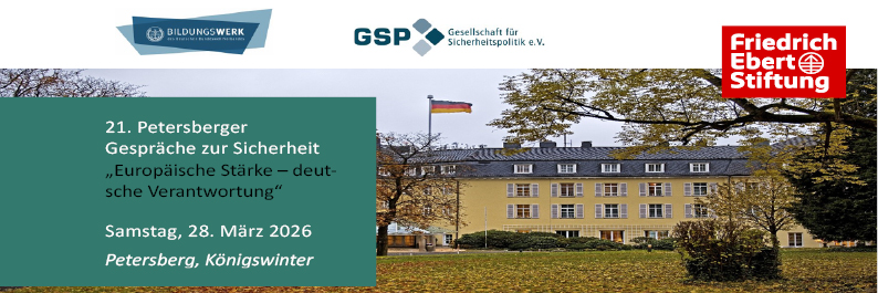 21. Petersberger Gespräche zur Sicherheit, 28. März 2026 - Bild 1 